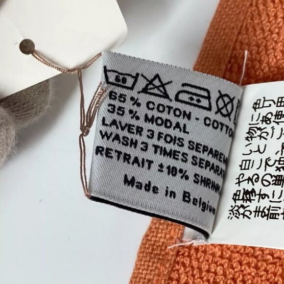 HERMES Bath towel Interior Throw Blanket Yachting logo Large format towel Unused - Picture 11 of 11